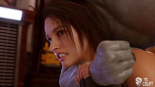 Jill wurde von Mr erwischt. x und gefickt, bis sie einen riesigen Creampie bekommt